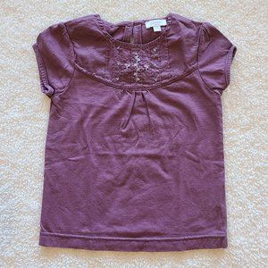 Jacadi Purple Tee Shirt 2T